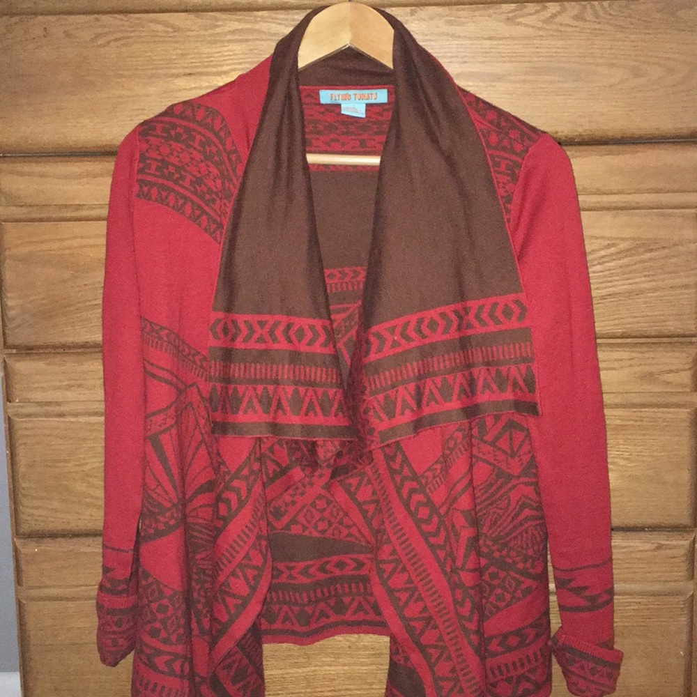 Aztec fall cardigan